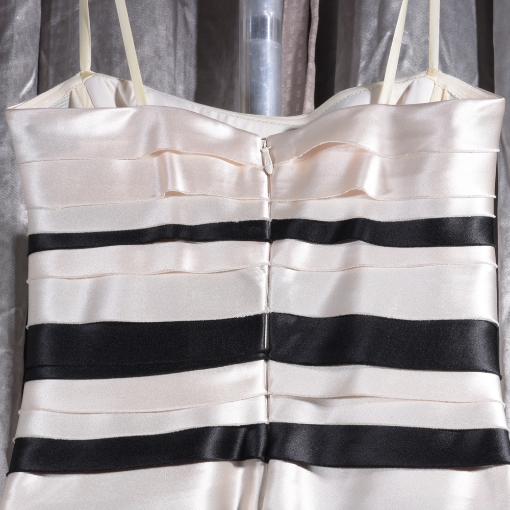 Strapless silk tiered cocktail dress - Picture 8 of 8